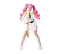 K PopDemonHuntersCostume Rumi1 Zoey1 Costume Cosplay per bambini, cacciatori cantanti pop Rumi1 Zoey1 Idol Stage gioco di ruolo Demon HuntersOutfits Halloween Dress Up per donne ragazze, 120-160 cm