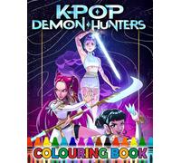 K-Pops Dem-on Hunter's colouring book: 50 JUMBO KPops Illustration Pages for Children Teens Adults