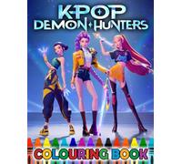 K-Pops Dem-on's colouring book: 50 JUMBO KPops Hunter's Illustration Pages