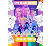 K-pops dem-ons hunters libro para colorear