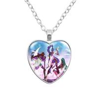 K-Pops Demons Hunters Collana Hun-Trix RU Mi sa Ja Boys di Rpy Ti Ger Cartoni Animati Collana K-Pop D-Demon H-Hunters Merch Heart Pendenti collane Accessori per i fan, le donne, le ragazze, Gemma