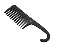 K-Pro Pettine per Capelli a Denti Larghi, Districante con Impugnatura a Gancio