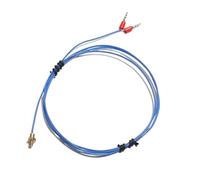 K/PT100 M3/M4 Copper Screw Thermocouple - 3D Printer Sensor, 0.5-5M PTFE Cable, 200°C(1pc)(K PTFE M3 1.5m)