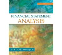K. R. Subramanyam Financial Statement Analysis (Copertina rigida)