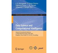 K. R. Venugopal Data Science and Computational Intelligence (Tascabile)