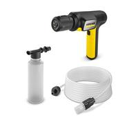 Kärcher OC Handheld Compact - Pulitore manuale manuale, batteria agli ioni di litio, pressione 15 bar, 0,8 kg, tubo 5 m, detergente Multi Jet 4 in 1, caricatore cavo USB