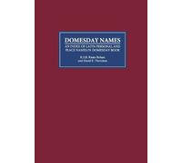 K S B Keats-Rohan David E Thornton Domesday Names (Copertina rigida)
