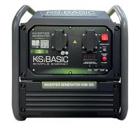K&S Basic 30i Generatore inverter, 2800 W, potenza nominale 3000 W massima, generatore di emergenza a benzina, onda sinusoidale pura, modalità ecologica, generatore di corrente per casa, campeggio e