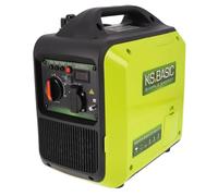 K&S BASIC KSB 20i S Generatore inverter 2000W, generatore portatile benzina | Onda sinusoidale pura 230V, generatore di emergenza con modalità Eco, display LED, 1,8kW, campeggio