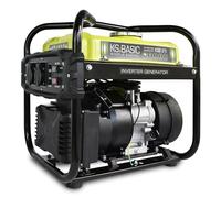 K&S Basic KSB 21i - Generatore di corrente a benzina a 4 tempi, 2,9 CV, con regolatore di tensione automatico, protezione contro la mancanza di olio, norma di scarico EURO V, 2000 W, 2 x 16 A (230 V)