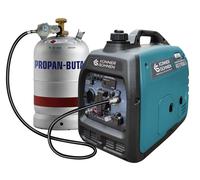 K&S Generatore di Emergenza Dual LPG Gas Benzina Invertitore Corrente 2KW