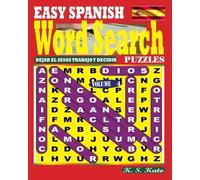 K S Kato EASY SPANISH Word Search Puzzles. Vol. 4 (Tascabile)