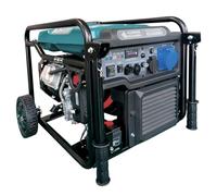 K&S Könner&Söhnen KS 6500iEG - Generatore di inverter GPL, 6500 W, con avviamento elettrico, generatore di corrente con modalità eco, unità di emergenza a benzina con display LED, generatori a doppia