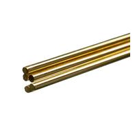 K & S Precision Metals 1162 rotonda in ottone massiccio asta, 1/20,3 cm diametro x 91,4 cm lunghezza, made in USA