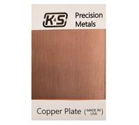 K & S Precision Metals 6601 rame incisione piastra, 0,1 cm spessore x 10,2 cm larghezza x 15,2 cm lunghezza, 16 gauge, 1 pz per auto, made in USA