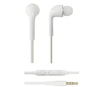 K-S-Trade Auricolari Compatibile con ASUS ZenFone Max PRO (M1) con Microfono E Controllo del Volume Jack da 3,5 Mm Bianco Tappi Compatibile con Le Orecchie Cuffie Borchie Cuffia Stereo Universal