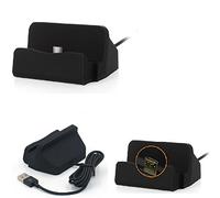 K-S-Trade Caricabatterie per Oppo A96 Compatibile con Oppo A96 Caricabatterie Dock Caricatore Stazione di Ricarica Micro USB Docking Statoin Tavolo Desktop Dock Charger Charging Stand Cradle