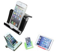 K-S-Trade Compatibile con Unihertz 8849 Tank 3 PRO Supporto da Tavolo Dock Nero, Forte, Leggero E Compatto Multi-Angolo Basamento Smartphone Fold-up Stazione