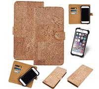K-S-Trade Custodia per Fairphone Fairphone 3 Custodia Compatibile con Fairphone Fairphone 3 - Custodia in Sughero - Custodia Protettiva in TPU Paraurti in Marrone Chiaro, (1x)
