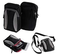 K-S-Trade Custodia Per Nikon Coolpix S9100 Compatibile Con Nikon Coolpix S9100 Marsupio Custodia Cassa Case Borsa In Poliestere Compatibile Con Fotocamere Digital Compatte Calotta Di Protezione