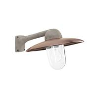 K.S. Verlichting Applique da esterno Fabrique, alluminio/rame, larghezza 38 cm, IP44 K.S. Verlichting