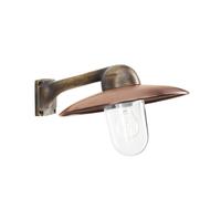 K.S. Verlichting Applique da esterno Fabrique, ottone/rame, larghezza 38 cm IP44 K.S. Verlichting