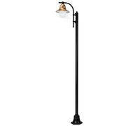 K.S. Verlichting lampione a 1 luce Toscane 240 cm, nero K.S. Verlichting