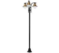 K.S. Verlichting lampione a 3 luci Toscane, nero K.S. Verlichting