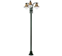 K.S. Verlichting lampione a 3 luci Toscane, verde K.S. Verlichting