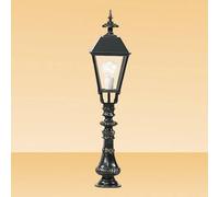 K.S. Verlichting Lampione Brighton, nero, altezza 95 cm, metallo, IP44 K.S. Verlichting