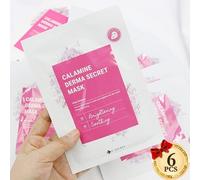 K-SECRET Calamine Derma Secret Mask Foglio 25g x 6pz Maschera Lenitiva Idrata...