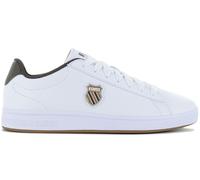 K-Swiss Classic Court Shield - Uomo Sneakers Bianco Sport Tempo Scarpe NUOVE
