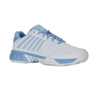 K-Swiss Donna Express Light 3 Tennis Shoe, Wht/Dutch Canal/Green, 37 EU, Wht Dutch Canal Green, 37 EU