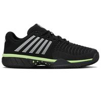 K-Swiss Express Light 3 Clay - Scarpe da Tennis da Uomo, Nero/Verde Fluo, Taglia 42