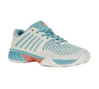 K-Swiss Express Light 3 HB, Scarpe da Tennis Donna, Blanc De Blanc-Vaso per Fiori di Deserto, Colore: Blu, 39 EU