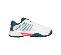 Scarpe da tennis bambini K-Swiss Hypercourt Express 2 Clay JR - white/stargazer/neon blaze - Bianco (37)