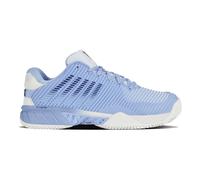 K-Swiss Donna Hypercourt Express 2 Cly Scarpe da Tennis Scarpa per Terra Rossa Blu Chiaro - Bianco 37,5
