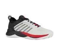 K-Swiss Hypercourt Supreme 2 HB, Scarpe da Tennis Uomo, Bright White Stretch Limo High Risk Red, 47 EU