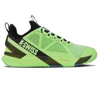 K-Swiss K-Frame Speed RUBLO Clay Scarpe da Tennis da Uomo, Verde Fluo/Nero/Lava Fluo, 40
