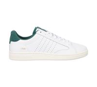 K-Swiss Lozan Klub Lth, Scarpe da Ginnastica Uomo, White Posy Green Snow White, 42.5 EU