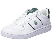 K-Swiss Lozan Match Lth, Scarpe da Ginnastica Donna, White Posygreen Peacoat, 39 EU