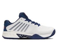 K-Swiss Performance Hypercourt Express 2 HB, Scarpa da Tennis Uomo, Blanc de Blanc/Blue Opal/Lollipop, 42 EU
