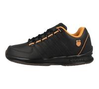 K-Swiss Rinzler, Scarpe da Ginnastica Uomo, Nero Arancione Poppy, 40 EU