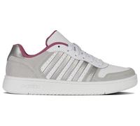 K-Swiss Scarpe da Ginnastica da Donna Court Palisades, Grigio VLT/Silver/Wht, 41,5 EU, Grigio VLT Silver Wht, 41.5 EU