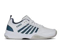 K-Swiss Scarpe da Tennis Court Express 2 Uomo, Bianco/Nero/Rosso Marte