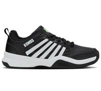 K-Swiss Scarpe da tennis Court Express 2 Uomo, Nero/Bianco/Verde Fluo Morbido, 41 EU