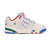 K-Swiss SI-18 INTERNATIONALC (04440-107-M) - Sneakers da uomo classiche retrò scarpe da tennis per il tempo libero e l'uso quotidiano - Scarpe basse traspiranti in pelle con ammortizzazione - Bianco