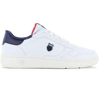 K-Swiss Slammshield II - Uomo Sneaker pelle Bianca 04312-968 Casual Scarpe Nuovo