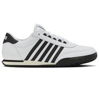 K-Swiss Vintage Trainer Lth, Scarpe da Ginnastica Uomo, Bianco Nero, 46 EU