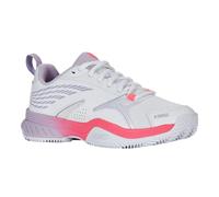 K-Swiss Women's Speedex Tennis Shoe, White Orchid Petal Neon Blaze, 40 EU